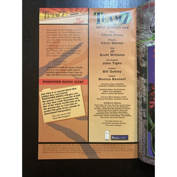 Team 7 Objective: Hell First Printing Complete Series (1995 Image Comics) - Picture 6 of 16